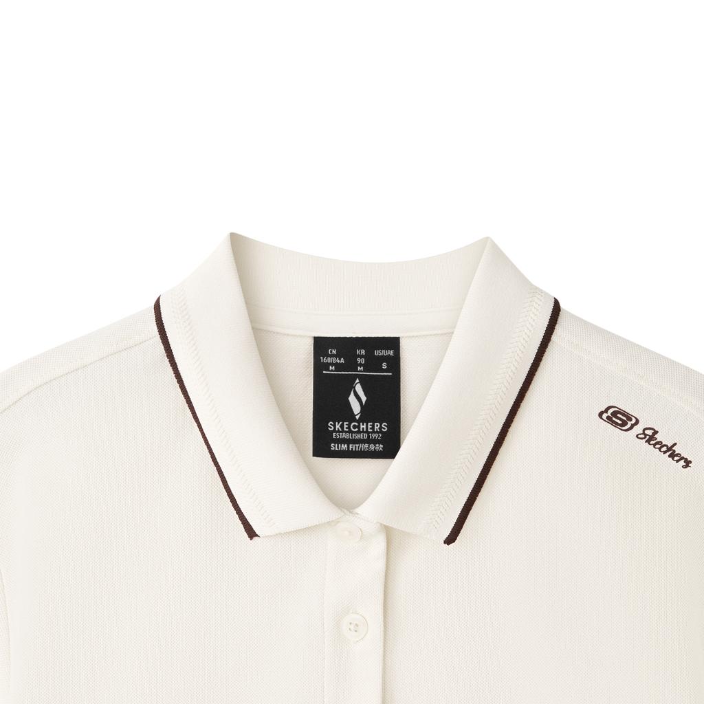Skechers Stylish Breathable Short Sleeve Polo Shirt Women tops L326W104-0074