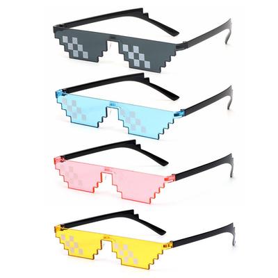 Fashion Men & Women Birthday/Party Gamer Robot Sunglasses Favors Sunglasses Pixel Mosaic Sunglasses
