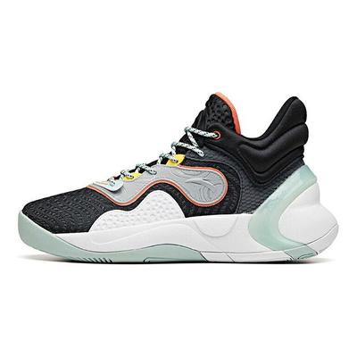 Scarpe da Basket Uomo Sneakers Basse Ammortizzazione Decisione Rapida Antiscivolo Durevoli Nero Bianco Blu 112041612-1