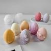 Easter Egg Silicone Candle Mold Aromatherapy Plaster DIY Craft Candles Making Tools Ornaments Embossed Flower Egg Mold