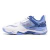 Li-Ning Eksplozja Dźwięku OP Sportowe Minimalistyczne Trwałe Buty do Badmintona Męskie Biało-Niebieskie AYZQ009-9