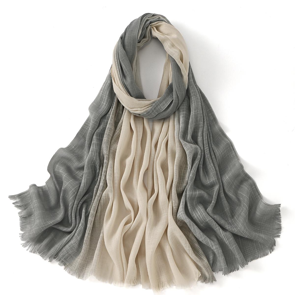 Грациозный бамбуковый модальный хиджаб-шарф для женщин, однотонный мусульманский модный головной платок для женщин, тюрбан, хиджабы, дышащий шарф, Ислам, Рамадан