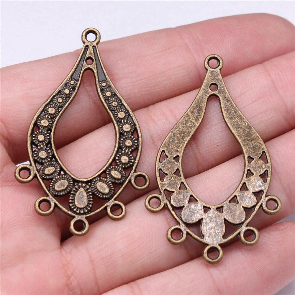 

Серьги-капли для сережек, аксессуары, детали, парные украшения, массивные, необычные, дешевые, милые вещи A16-4pcs-47x29mm