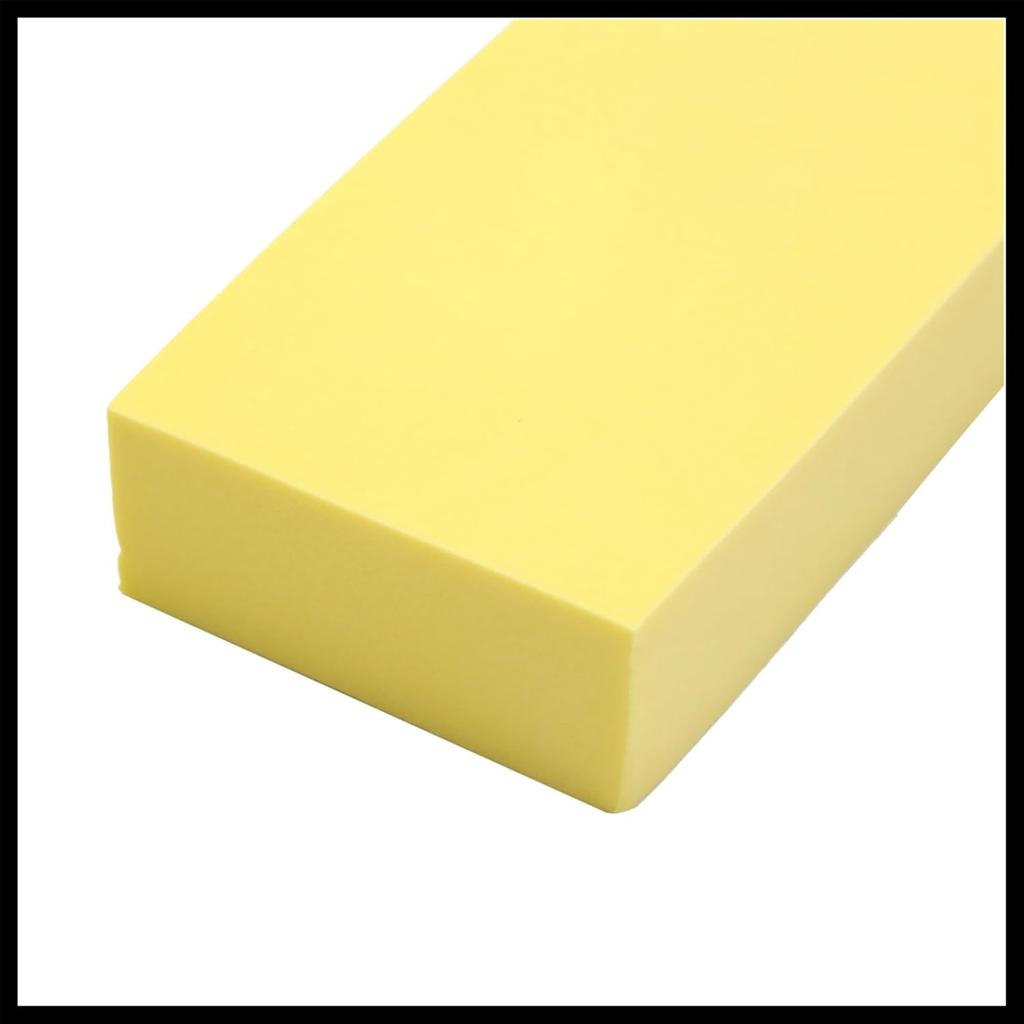 7" X 2.76" X 1.2" Car Wash Sponge Soft Sponge PVA Water Absorbing Foam Sponge for Car Washing Cleaning Yellow Durable Material