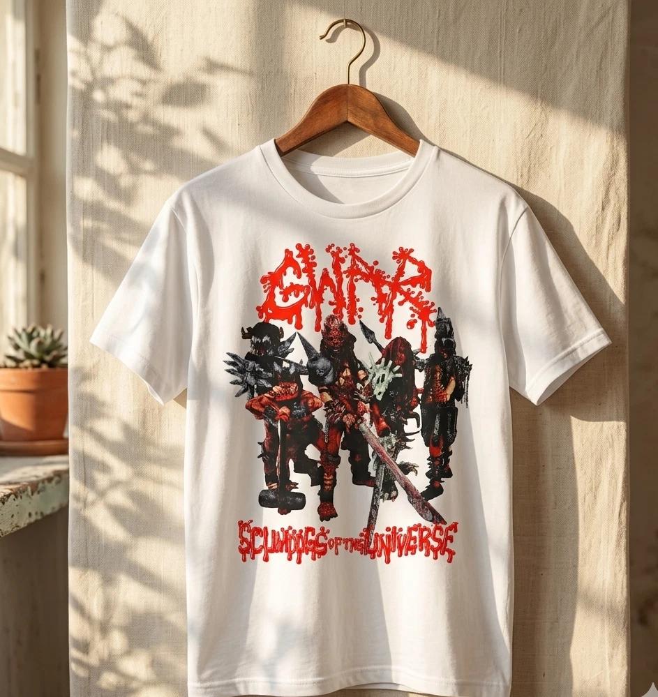 GWAR Style Graphic T-Shirt White Cotton Unisex All Sizes S