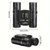 5000x25 HD Zoom BAK4 Telescope Portable Powerful Folding Low Light Binoculars Long Range for Hunting Camping Hiking Outdoor