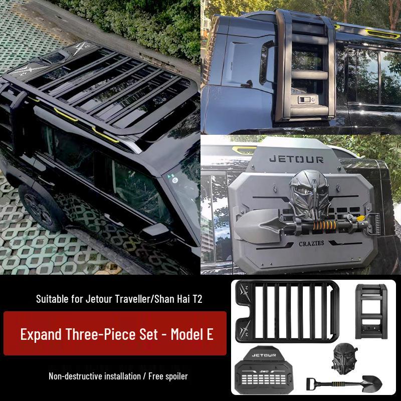 Chery Jetour Traveler Roof Rack & Ladder Kit