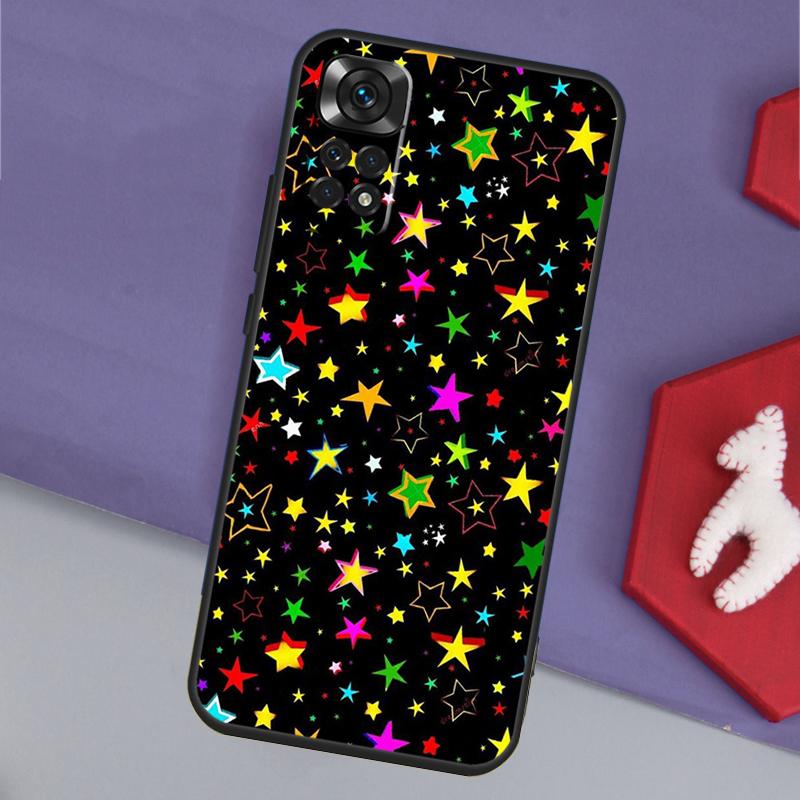Stars Colourful Funda For Xiaomi Redmi Note 14 13 12 Pro 11 9 10 9S 10S 11S 12S Redmi 14C 10C 12C 13C Case