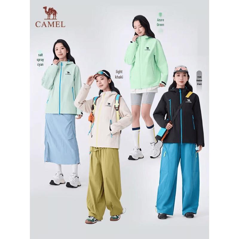 Camel Unisex Single-Layer Windbreaker (W36BA6B005)