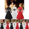 Classic Women's Medieval Long Dress With Elegant Design For Fantasy Costume Events