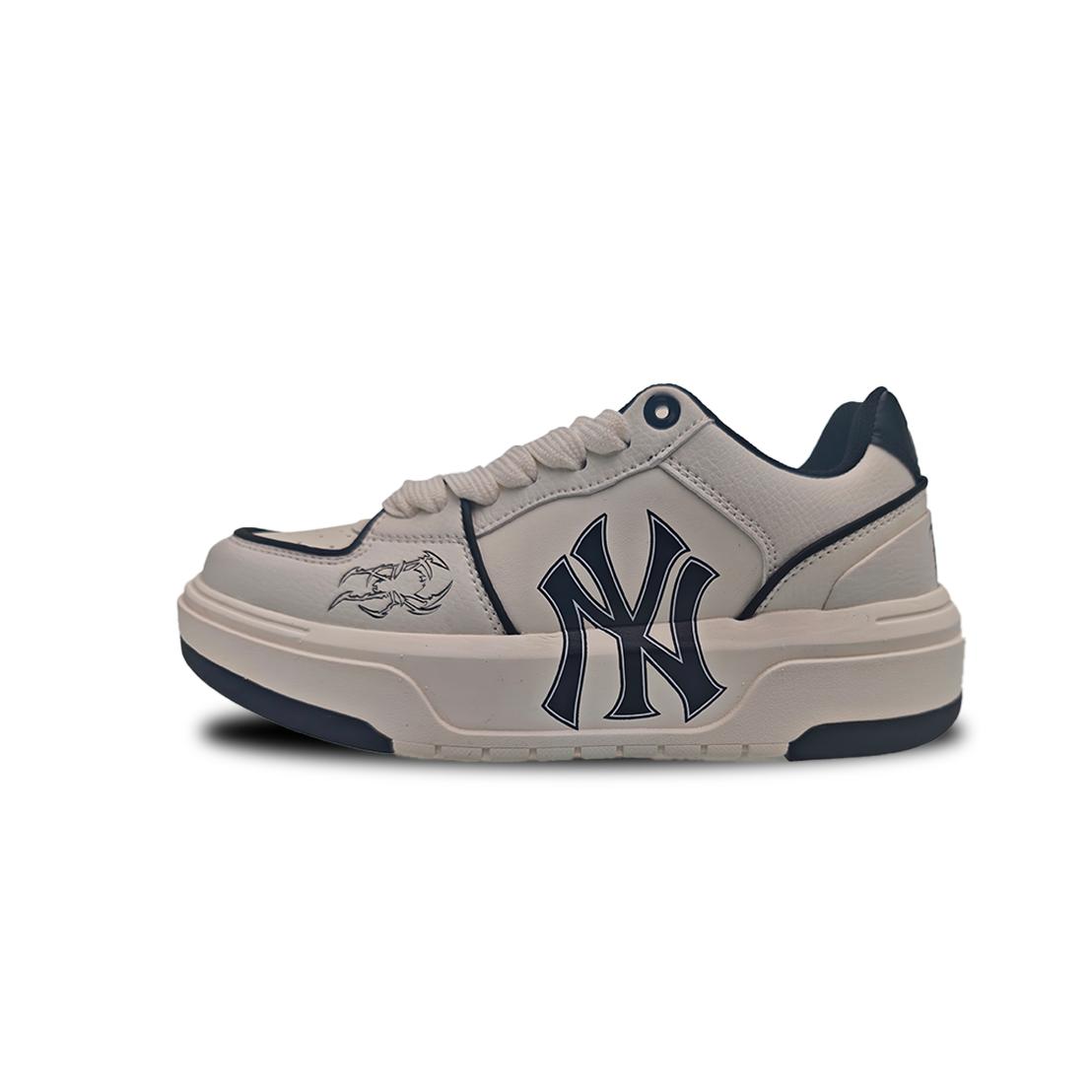

MLB Chunky Liner Coverage Abrasion Resistant Low top Skateboard Shoes Unisex Black 3ASXCA12N-50WHS(team1368- 44