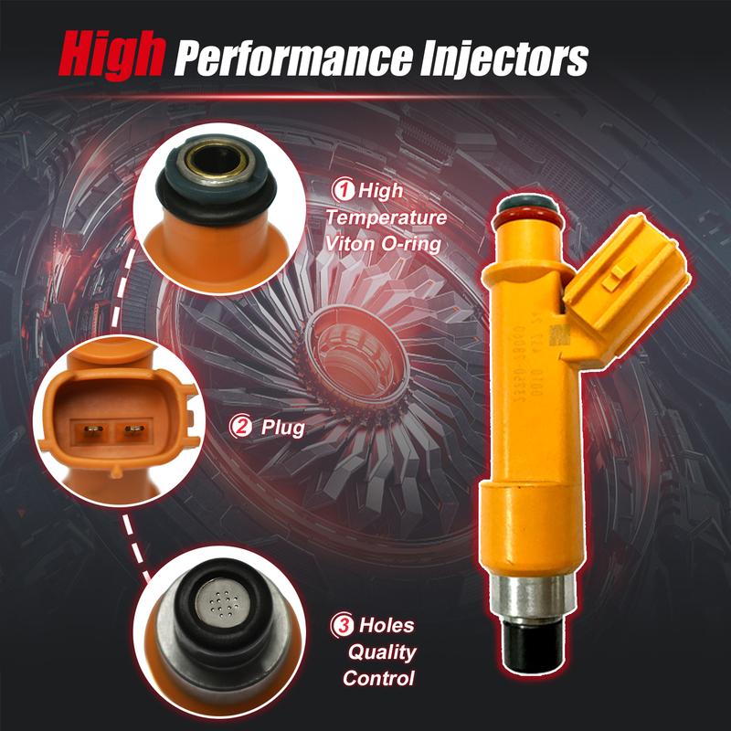 23250-28060 Fuel Injector For Toyota Camry 2.4L 2003 2004 2005 2006 2007 2008 2009 2010 2011 2012 2013 Lexus HS250H 2010-2012