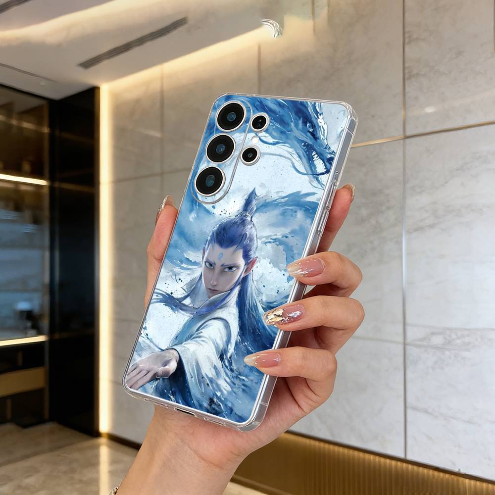 

N-Z-Ne-zha Hot anime Clear Phone Case for Samsung S25, S24, S21, S22, S23, S30, Ultra, S20, Plus, FE, Lite Samsung S10