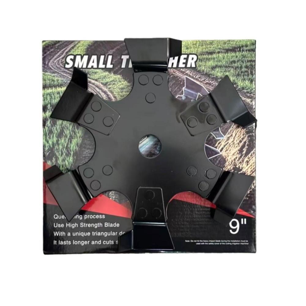 Six-Arm Star Trenching Wheel 3-in-1 Brush Cutter Head New Weeding Wheel Small Tiller Accessory
