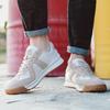 Guochao Men's Spring New Low-top Sports and Leisure Leather Shoes, Sub-station Mesh Men's Shoes
