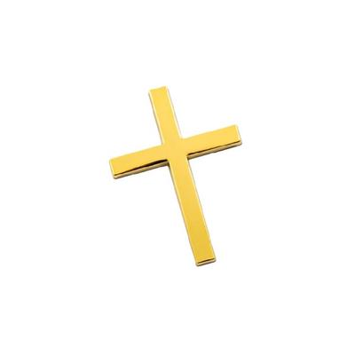 3D Christ Crosses Badge Car Exterior Decoration Emblems Badges Sticker Adhesive Metal Crosses Decal for Vehicle Truck