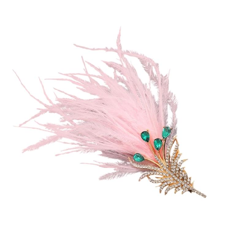 

Portable Alloy Peacocks Brooch Realistic Everyday Elegant Women Fashion Accessory розовый