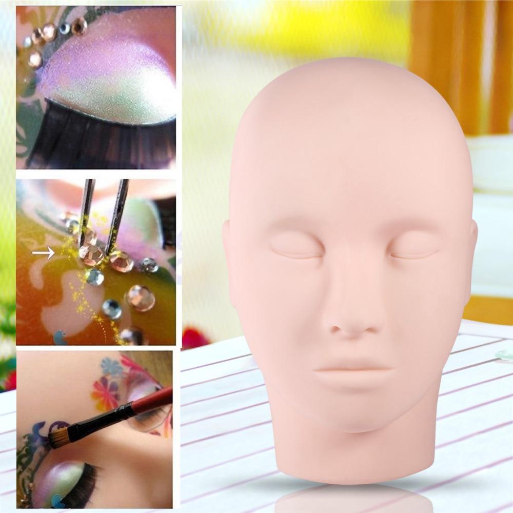 Practice Mannequin Makeup Practice Head 1PC Lash Training Mannequin  For Makeup Artists