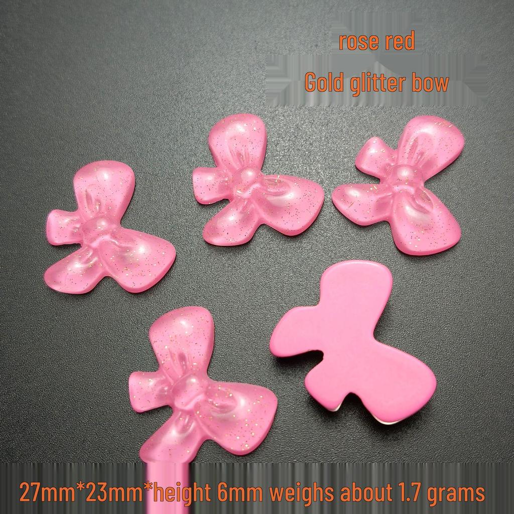 DIY Resin Bow Jewelry, Hair Clips & Claws, Phone Case Fabric, Refrigerator Magnet Materials