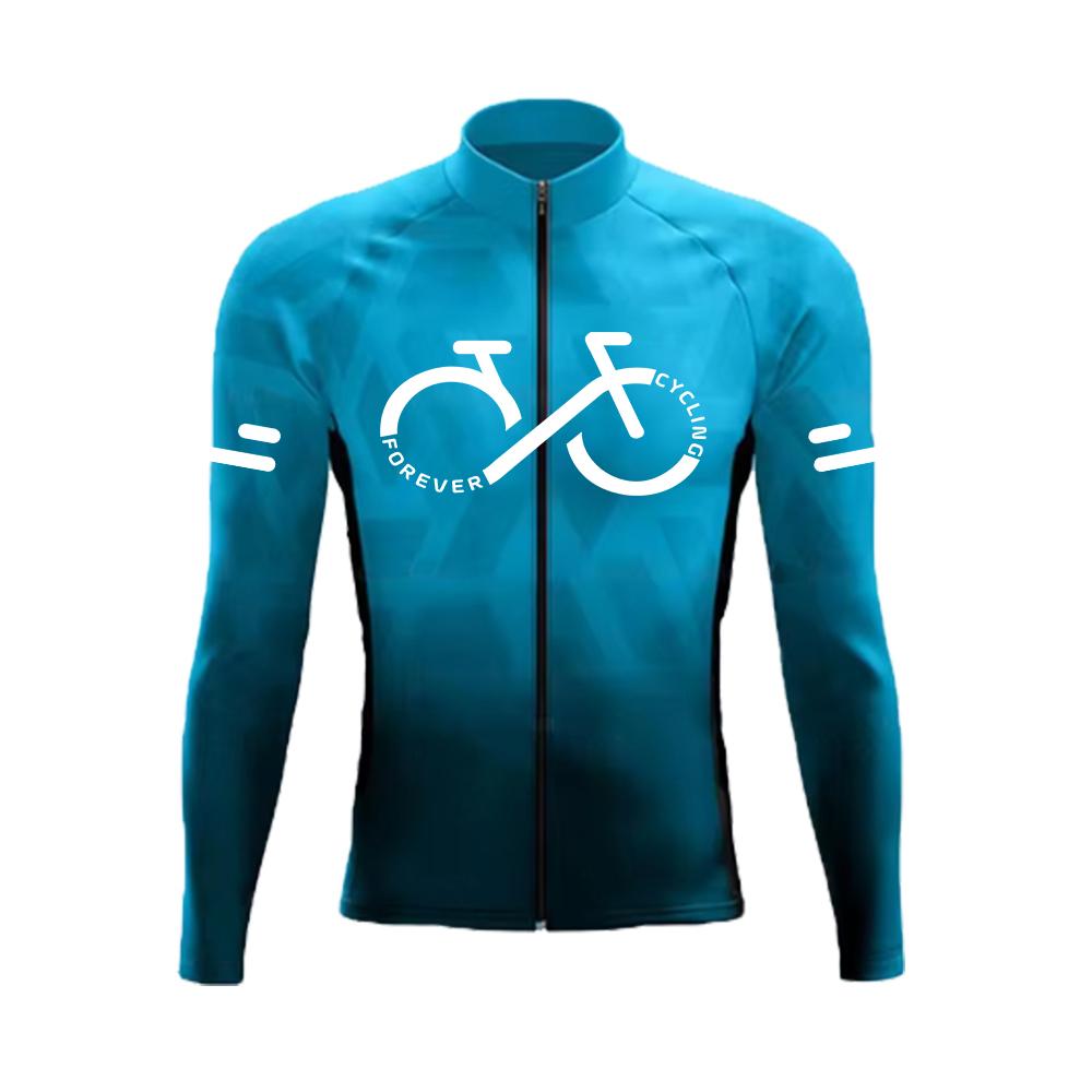 Long Sleeve Gradient MTB Bike Cycling Clothing Breathable Ropa Ciclismo Men's Road Bicycle Sportswear 2026 Autumn Breathable Cycling Suit