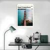 San Francisco California Travel Art Printed Poster Customized Wall Art Retro Vintage Metal Tin Signs for Room Bedroom Decoration
