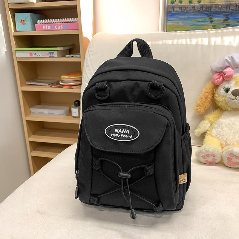 Colored Middle School Student Schoolbag Women's Campus Backpack Large Capacity Travel Backpack