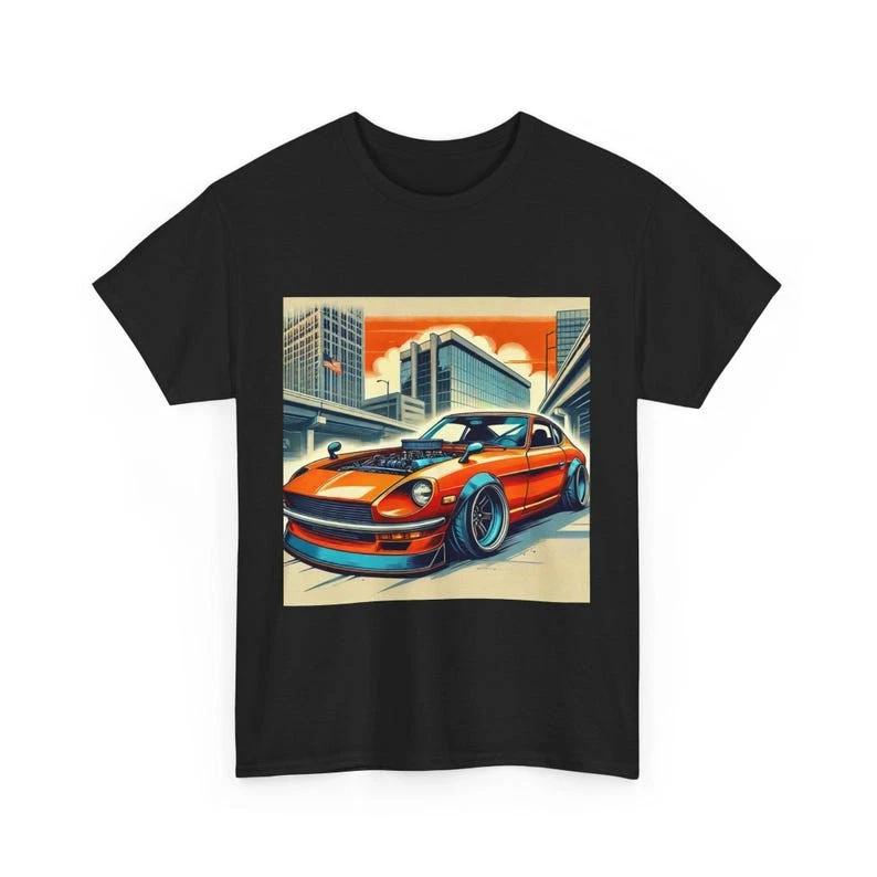 Vintage Datsun Car Graphic Tee, JDM Nissan Enthusiast T-Shirt XXXXL