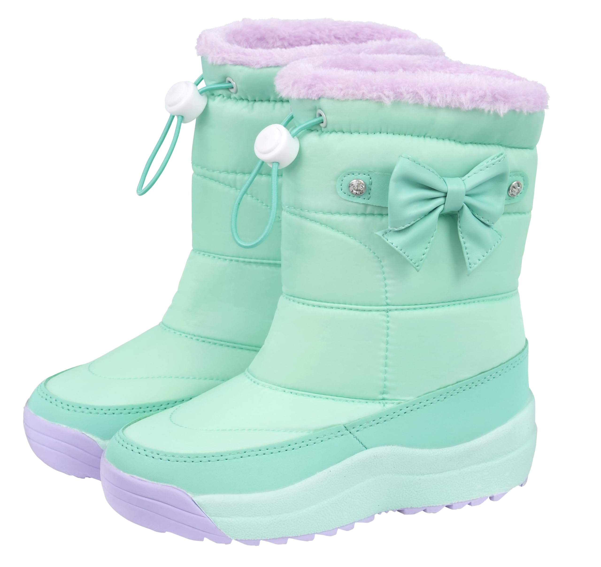 

Arisana Snow Cold Weather Spiked Ribbon Size L Kids Boots, Girls Boots, Mint, (21cm-22cm) мятный