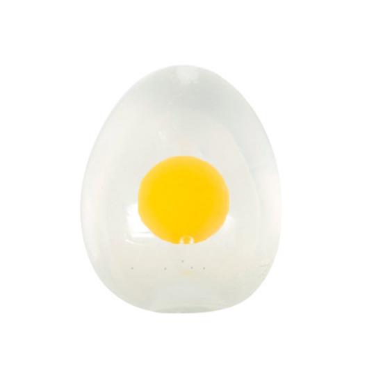 Boredom Relief Stress Ball Transparent Egg Toy, Clear Squeeze Fidget Durable Squeezing Toy Sensory for & Anxiety Relieving
