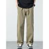 Khaki Casual Pants Men's Summer Ice Silk Quick-drying Pants Loose Straight Sports Trousers