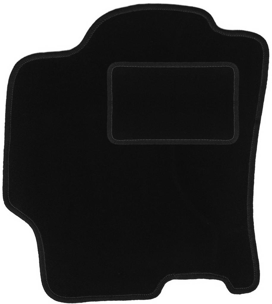 Driver's mat black for: Mazda 323 BJ sedan, hatchback, break, station wagon (1998-2003)