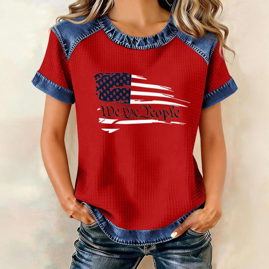 Women's Fashion Casual Letter-Printed Top
