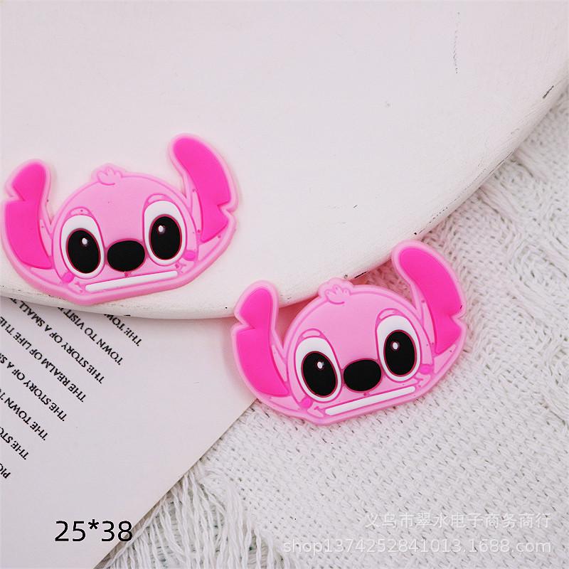 PVC Cartoon Stitch Series DIY Figurines for Phone Cases, Hairpin Ornaments, and Accessories