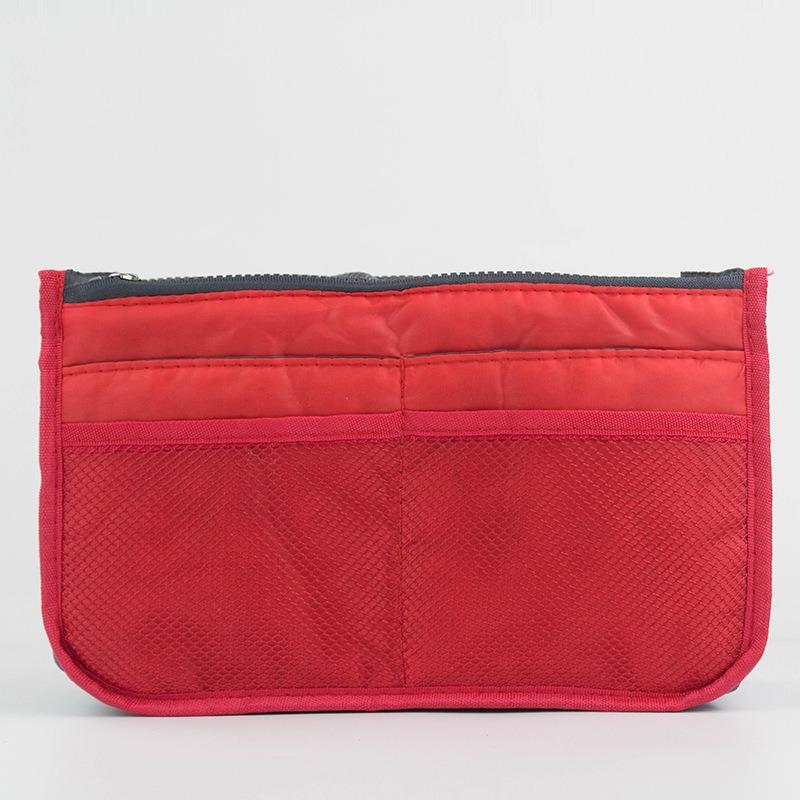 Korean Style Double Zipper Cosmetic Bag Multi Functional Storage Bag