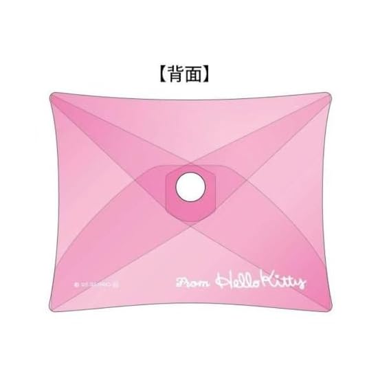 K Company Sanrio Characters Clear Pouch with Carabiner Hello Kitty/Pink SAC-CCP-KTP