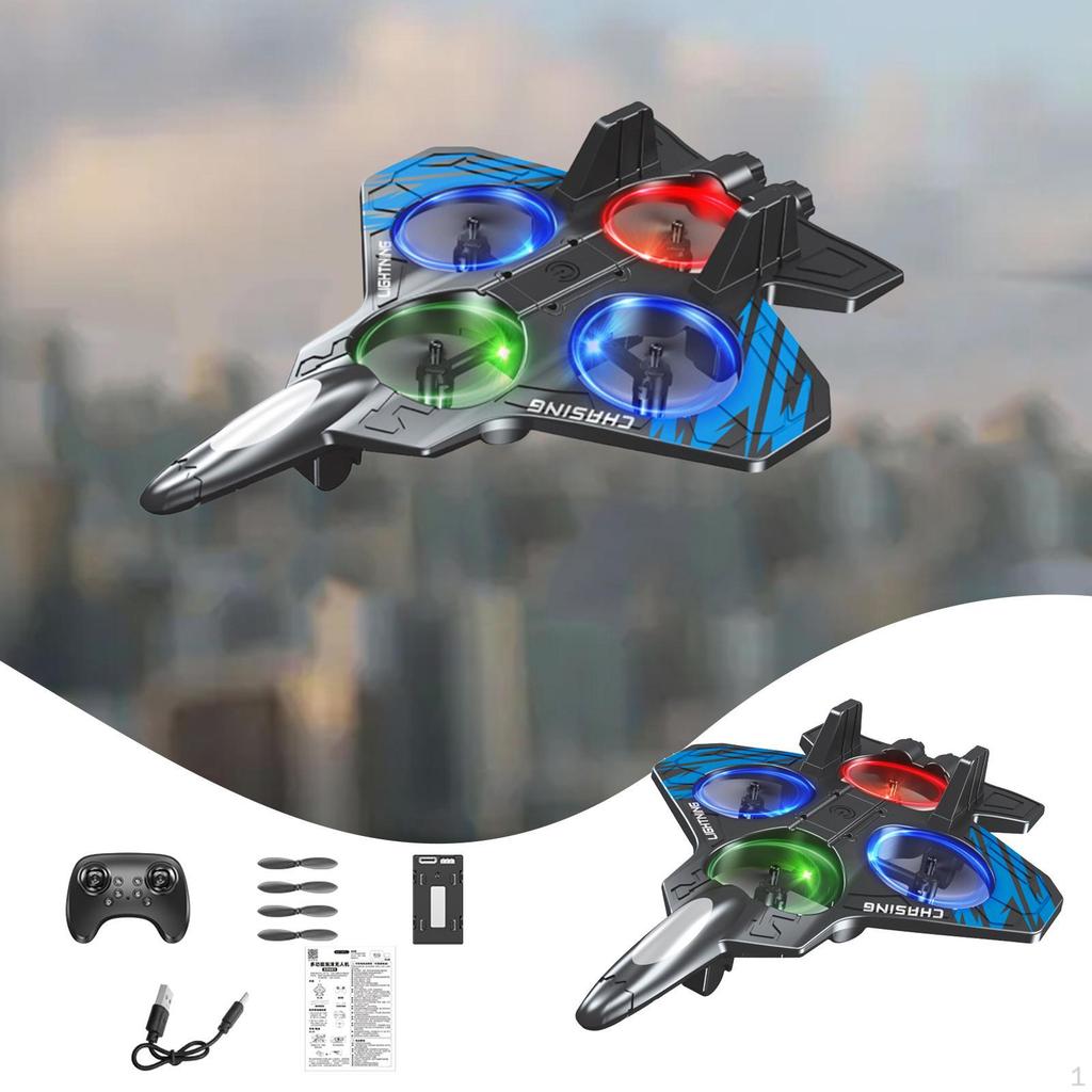 Foam Remote Control Airplane Fighter Jet Toys Gifts for Boys Lightweight 360° Flip Waterproof RC