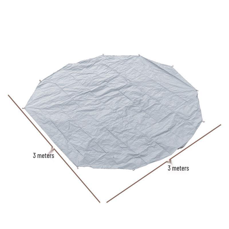 Quick-Setup Mountain Guest Mongolian Yurt Tent - Large Double-Layer Cotton, Rainproof & Sun-Protected for Outdoor Camping