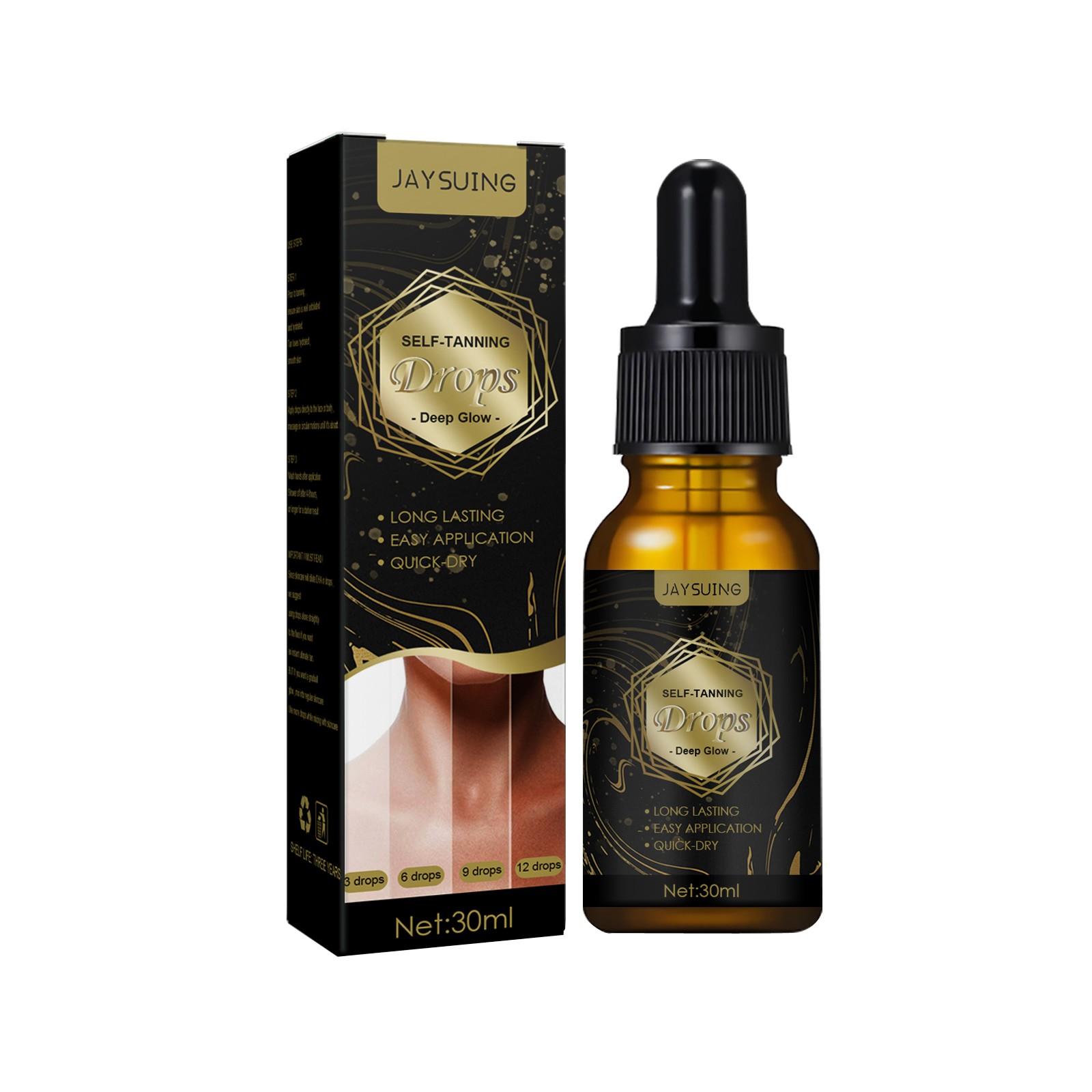 

Капли для загара для лица, натуральный искусственный загар без солнечных лучей (Глубокое сияние) (30мл) One Size