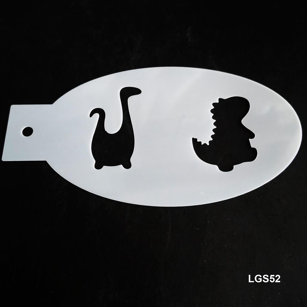 New Face Painting Stencils Templates Professional Body Art Dolphin Deer Butterfly Plastic Makeup Tools