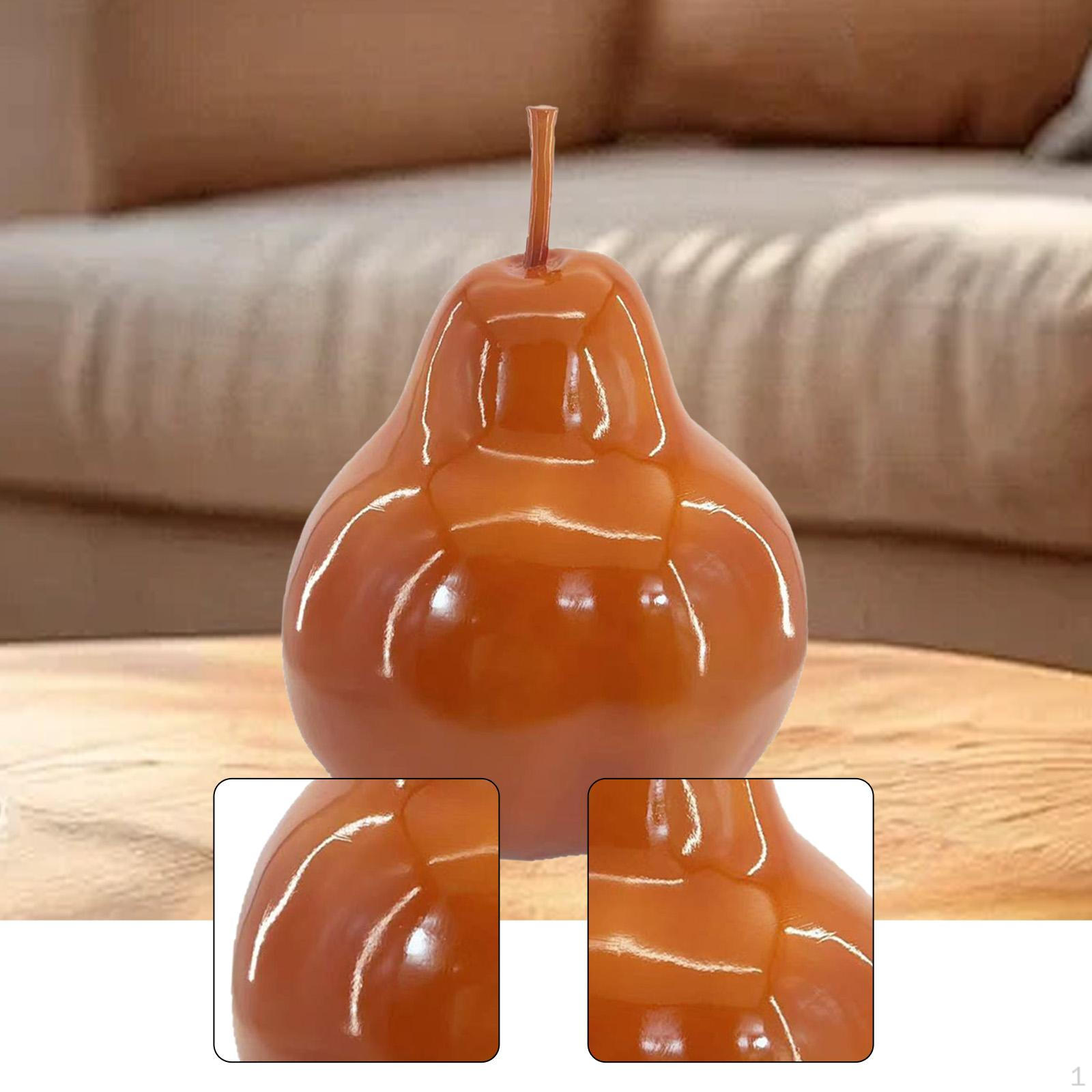 

Скульптура «Обнимающая груша» Декоративная фигурка Простая, Художественная, Коллекционная, Фруктовая статуэтка Настольное украшение