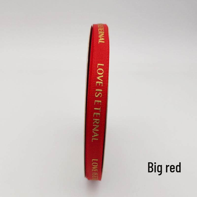 Cinta de Embalaje de Flores Termofijada de Calidad de 1 cm con Letras