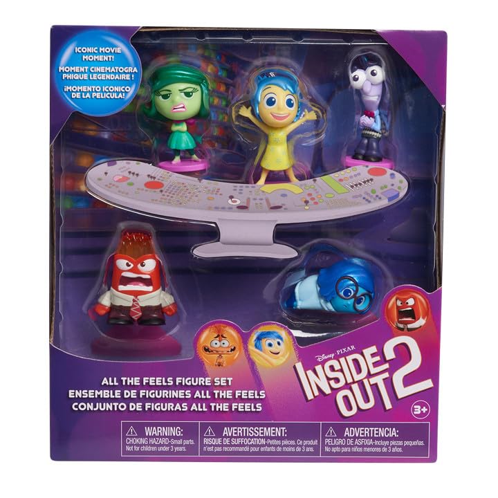 Just Play Disney & Pixar Inside Out 2 All Feels Figure Set, Ages 3 and Up