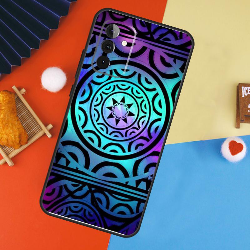 Maori Samoanisch Polynesisch Stammes Case Für Samsung Galaxy A17 A35 A55 A06 A16 A26 A36 A56 A53 A32 A52 A33 A13 A14 A34 A54 A15