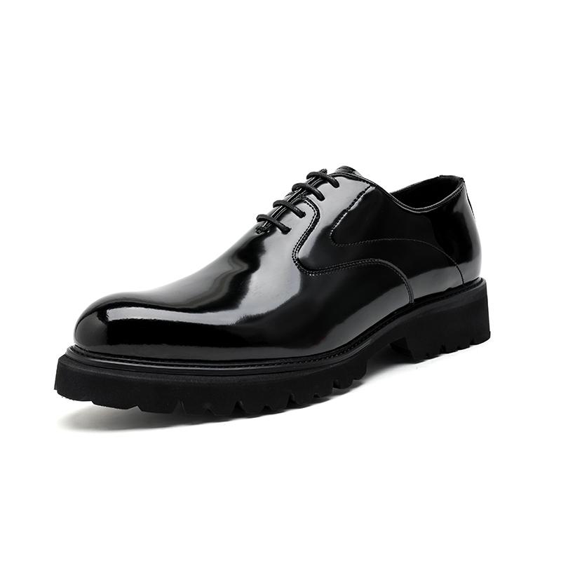 Herren formelle Derby Lederschuhe Klassischer britischer Designstil Bräutigams Hochzeit oder lässige Party Schuhe mit dicker Sohle Qualität Neu