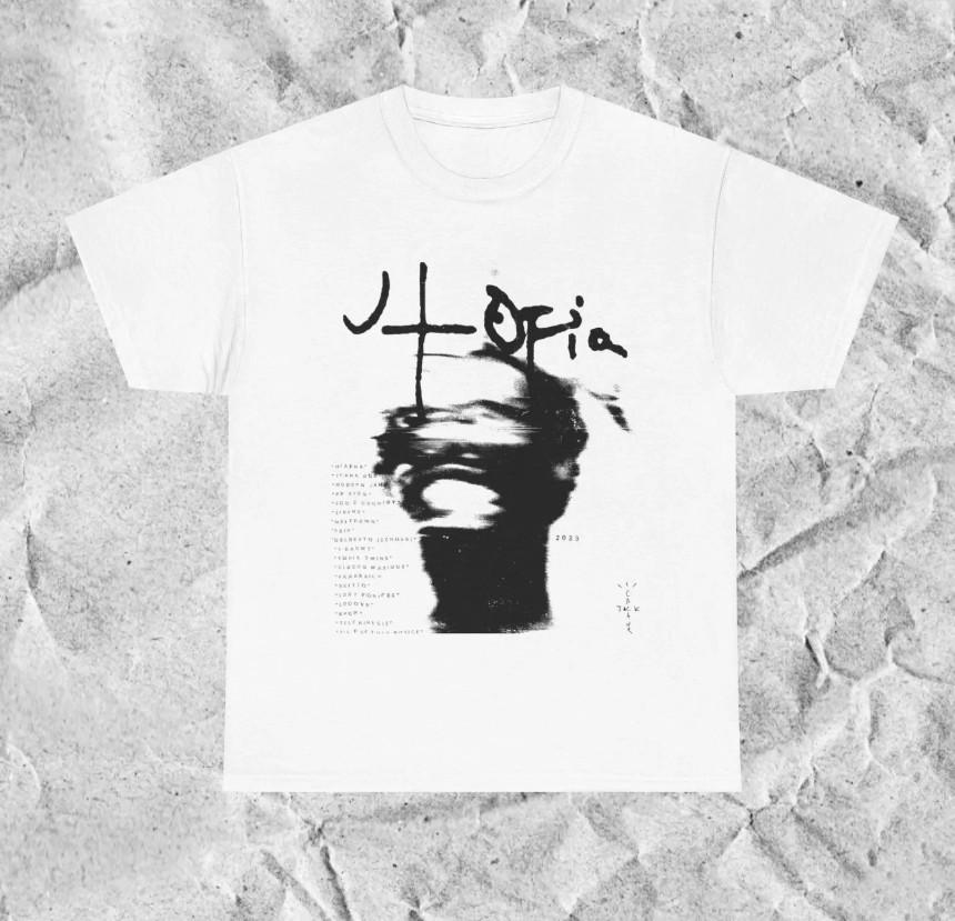 Travis Scott Utopia Jack Cactus T-shirt size S-5XL S