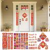 2026 Spring Festival Couplets Chinese New Year Decoraitons Door Window Couplets Stickers Horse Year Red Envelopes hongbao