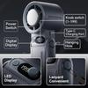 Portable Handheld Cooling Fan 199Gear Strong Wind Speed LED Digital Display 135°Foldable 3-in-1 Handheld Tubro Fan 8000mAh F5PRO
