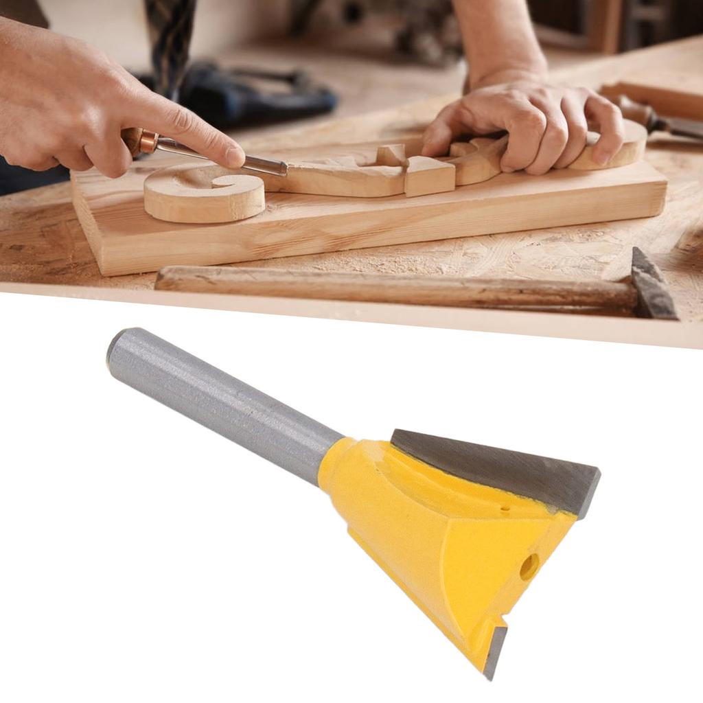 Woodworking Dovetail Router Bit 1Celsius4in Shank Tungsten Steel Alloy Router Bit for Trimming