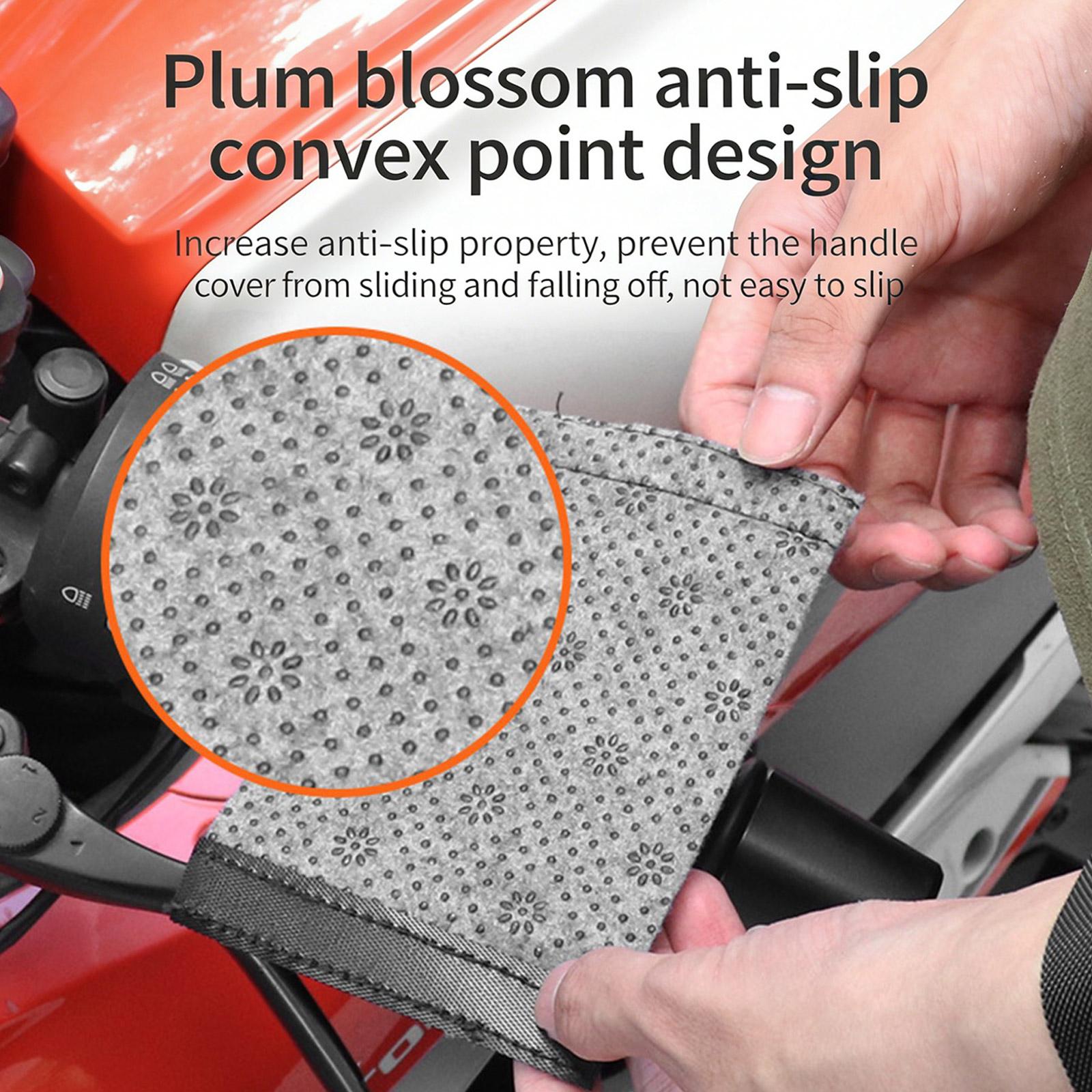 

ABS Heated Hand Grips Suitable for Motorcycle ATV 3 Speed Temperature Adjustment Fast Heat Technology Universal Voltage 1