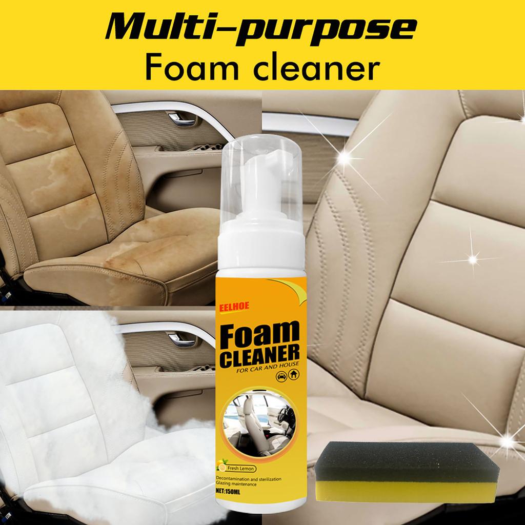 Multi-Purpose Foam Cleaner, All-Purpose Stain Remover Spray For Car Interior Surfaces, Kitchen, Bathroom, Car 30ml